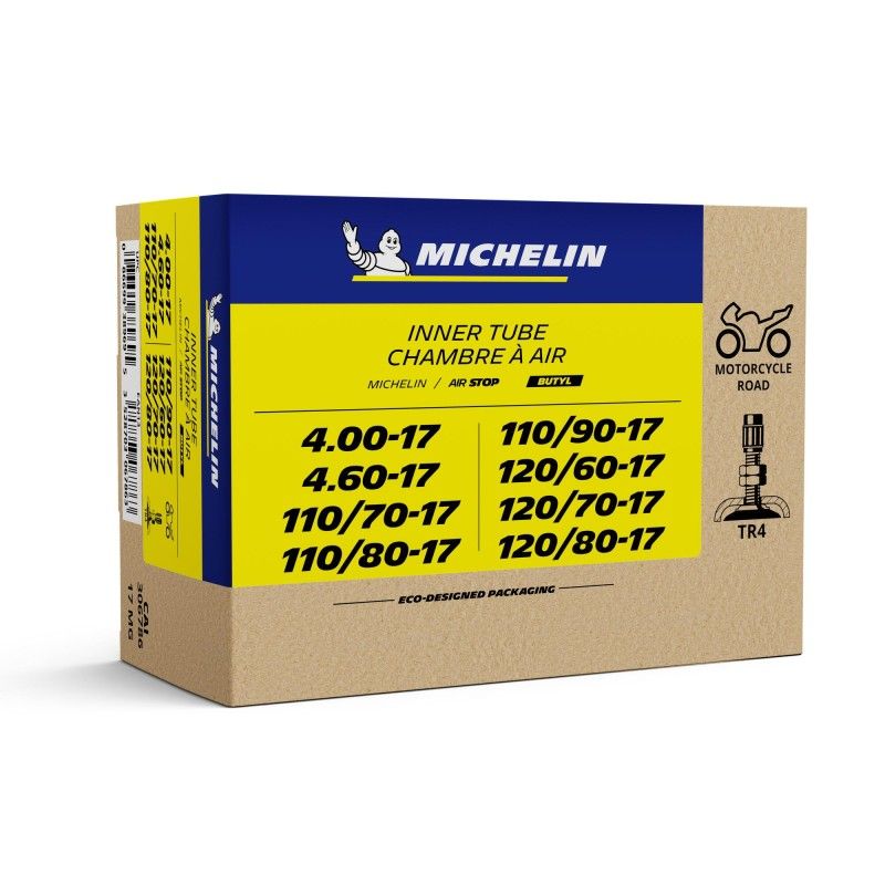 Chambre à air arrière 17 pouces Michelin Airstop 17 MG - ProDuSlick