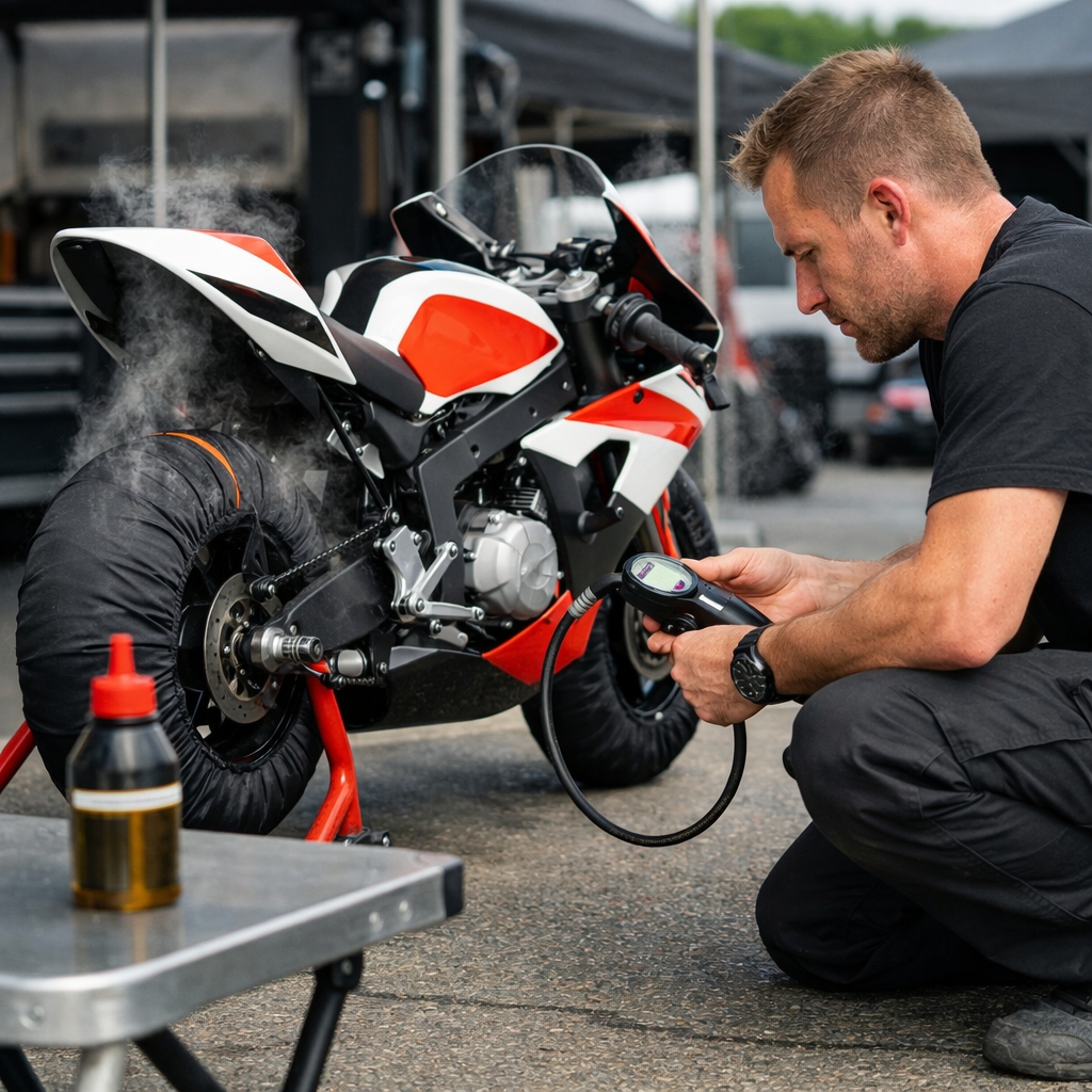 Comment bien préparer ses pneus moto pour le run et la piste